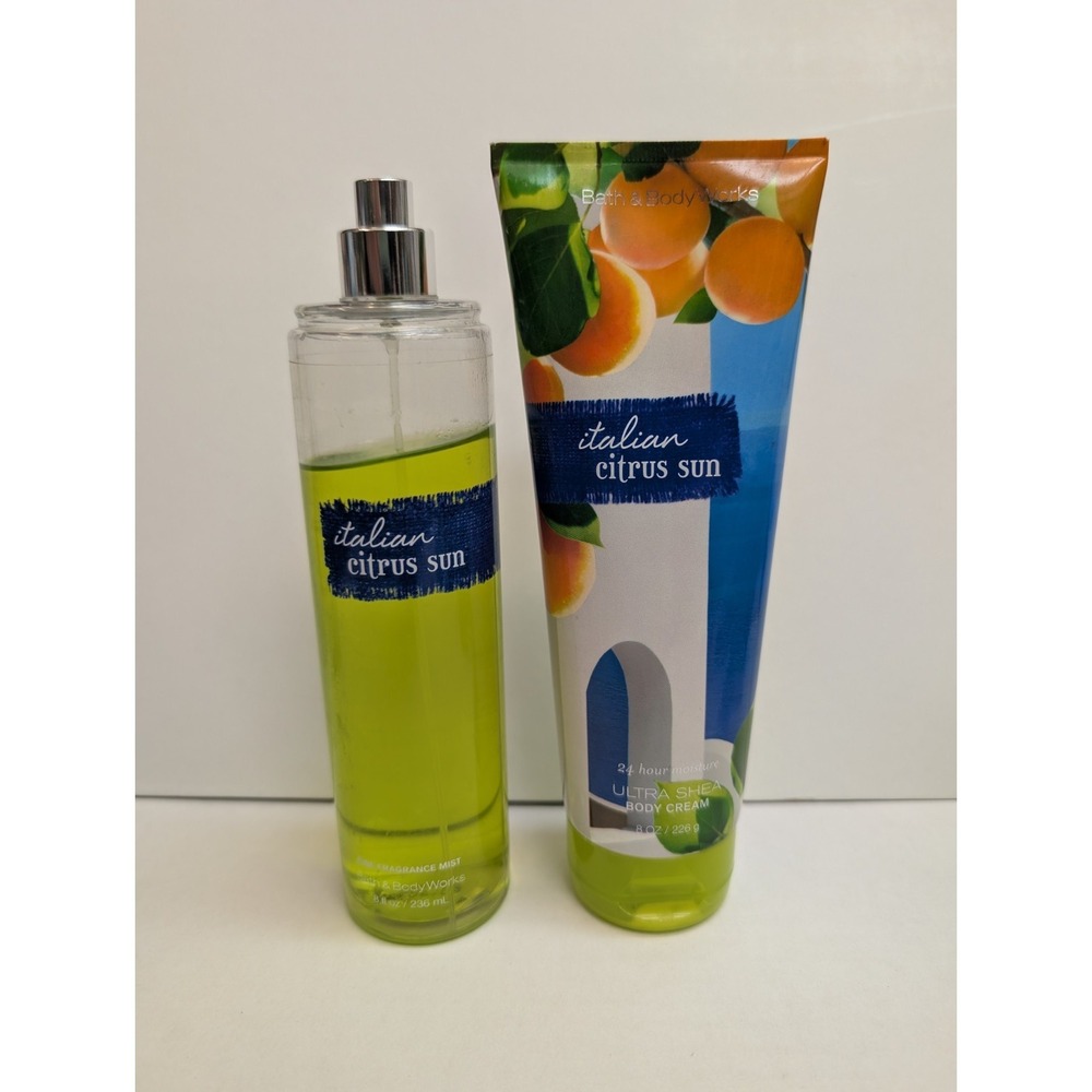 Bath And Body Works Rare Italian Citrus Sun Mist Lotion Lot Tester As Is Lot